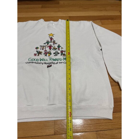 Vintage Hanes Sweatshirts Lot of 2 Waikiki Beach & Holiday XL USA - Picture 10 of 16